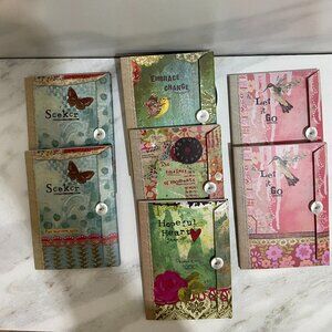 Kelly Rae Roberts-Set of 7 Small Journals- 40 lined pages